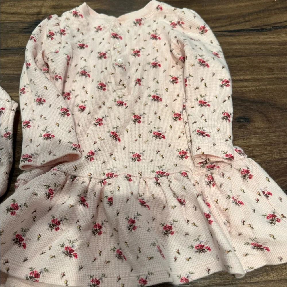 Ralph Lauren Cotton Floral Dress & Bloomers